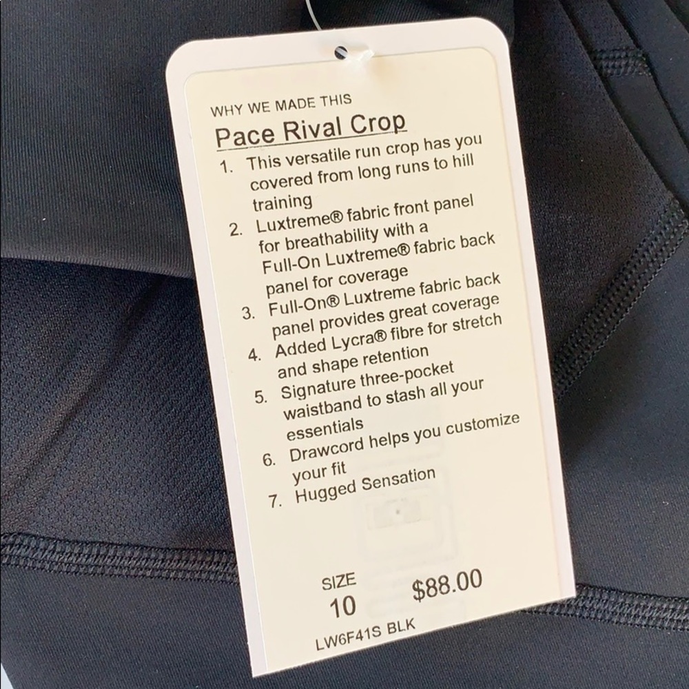 Lululemon pace rival crop - Picture 4 of 4